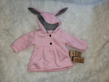 Manteau lapin 12m
