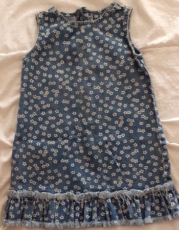 Robe sans manches en jean 3-4 ans / Gap