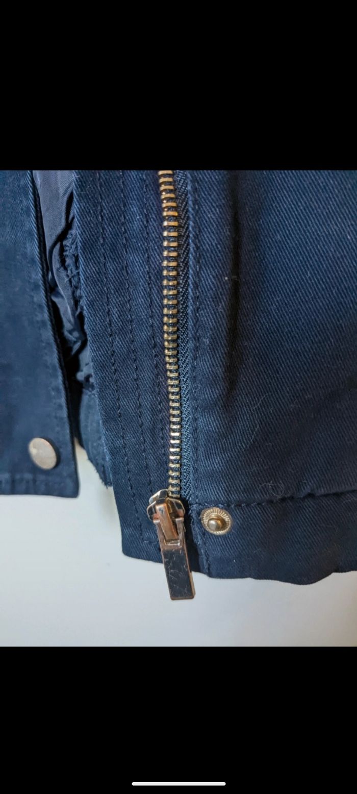 Parka bleue marine blog by Gemo. Taille XL - photo numéro 10