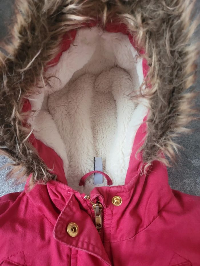 Manteau hiver fille 4 ans FPC bon état - photo numéro 3