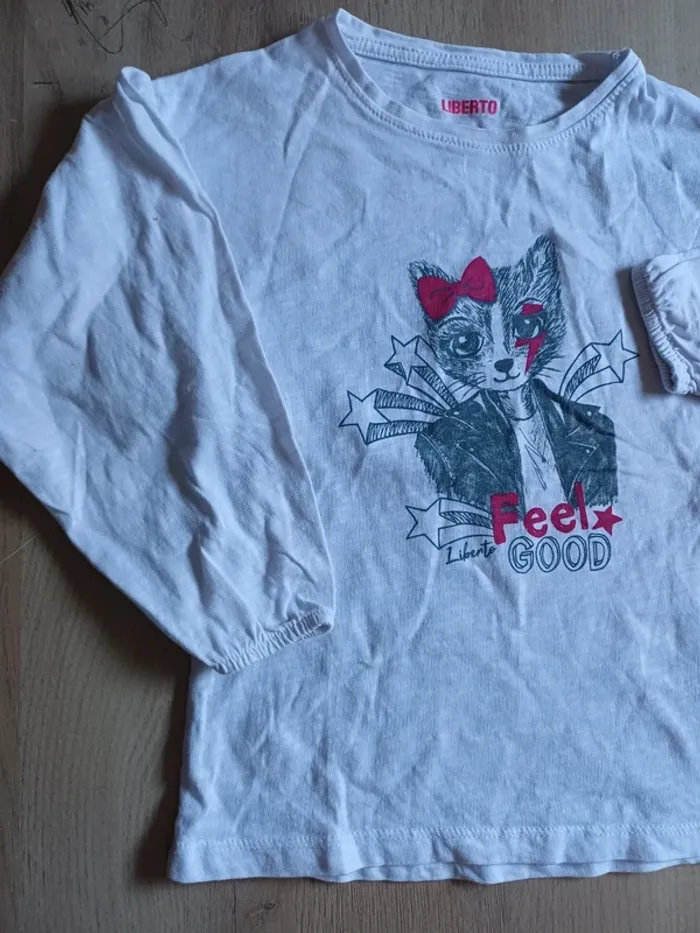 T-shirt chat liberto - photo numéro 2