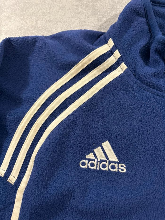 Fleece Jacket / Veste Vintage Réal Madrid 2000-2001 Adidas Taille M/L - photo numéro 3