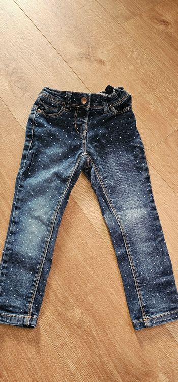 Jean fille a pois 3 ans Kiabi