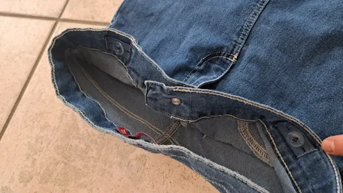 Jeans stretch été bleu clair, Tissaia, XS - photo numéro 3