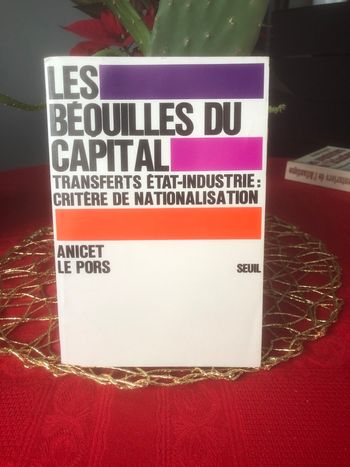 Les béquilles du capital - Transferts état industrie : critère de nationalisation - Anicet Le Pors