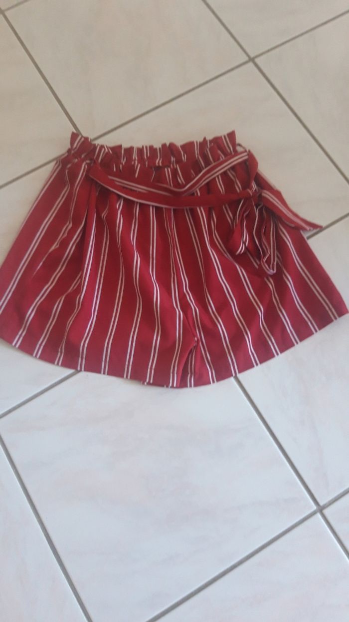 Short rayé