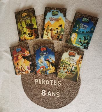 Livres, tous pirates, collection complète des 6 tomes, dès 8ans