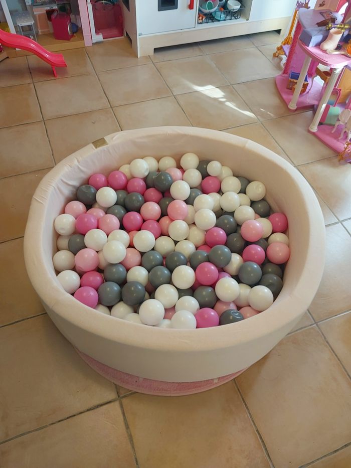Piscine à balles rose Meow - photo numéro 2
