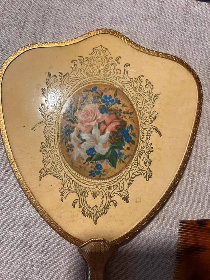 Ensemble coiffeuse vintage année 50 - photo numéro 4