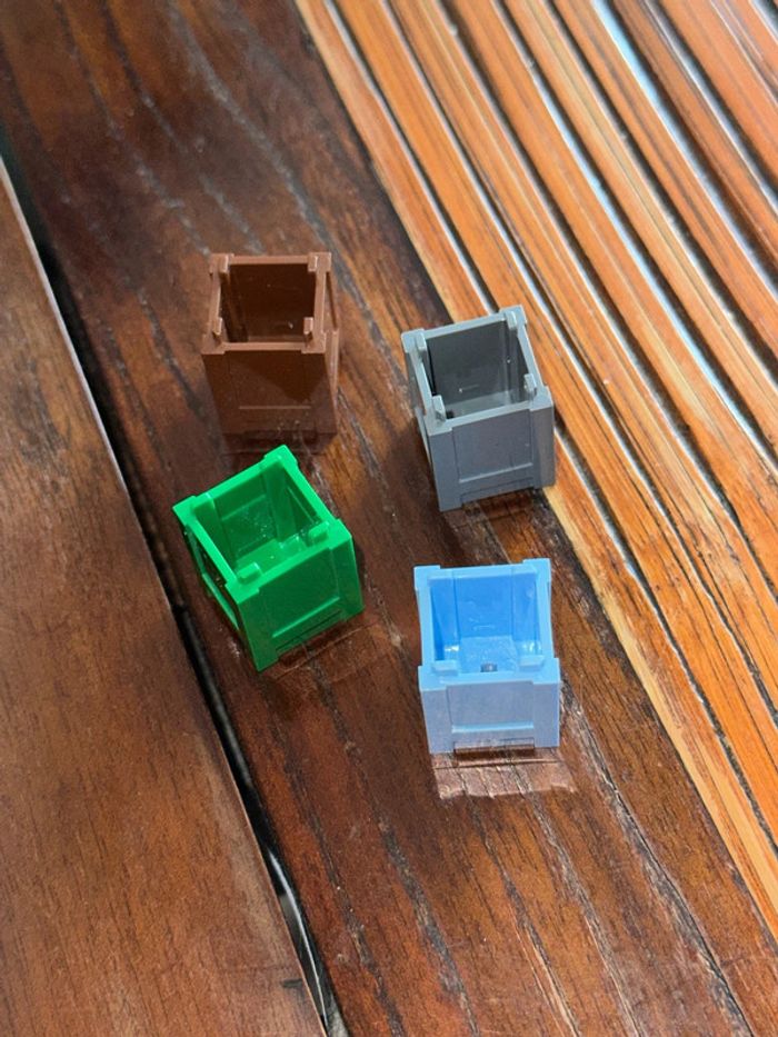 4 lego Container, Box 2 x 2 x 2 - Top Opening - photo numéro 2