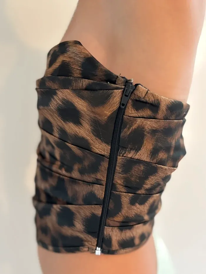 Croc top / bustier léopard - photo numéro 3