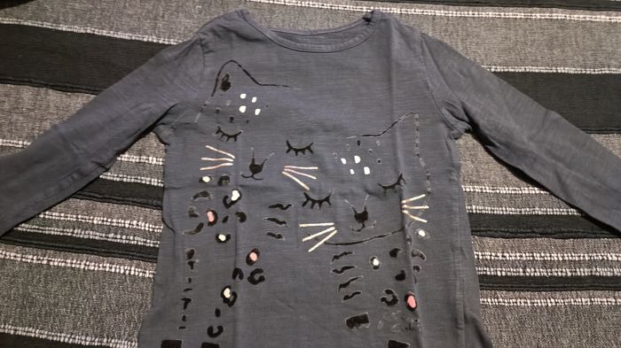 Robe/Robe tunique manches courtes & Tee-shirt manches longues, 4 ans - photo numéro 4