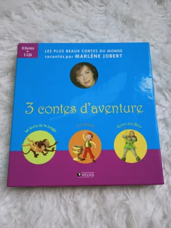 Livre 3 contes audio Marlène Jobert