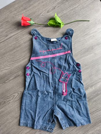 Combinaison short fille 3mois