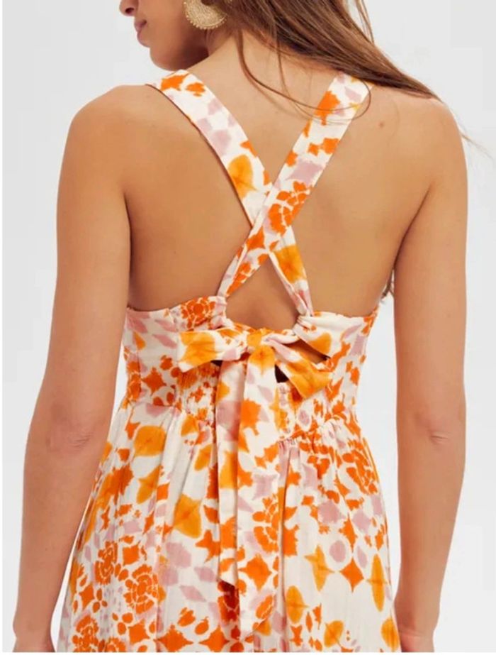 Robe dos nu en gaze de coton - photo numéro 3