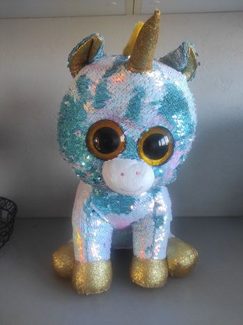 Grande peluche licorne TY 