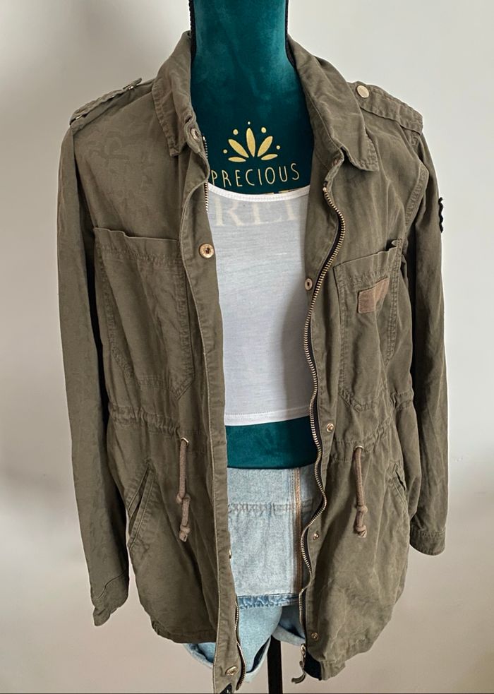 Veste type militaire camouflage léger Pimkie