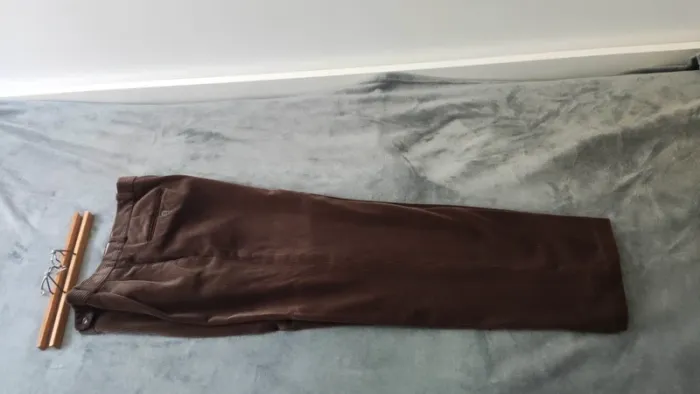 Pantalon marron côtelé taille 42 - photo numéro 2