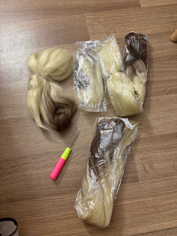 lot de mèches pour tresses