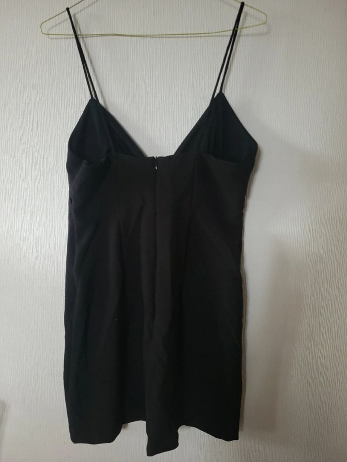Robe noire à bride Zara - Taille L - photo numéro 3