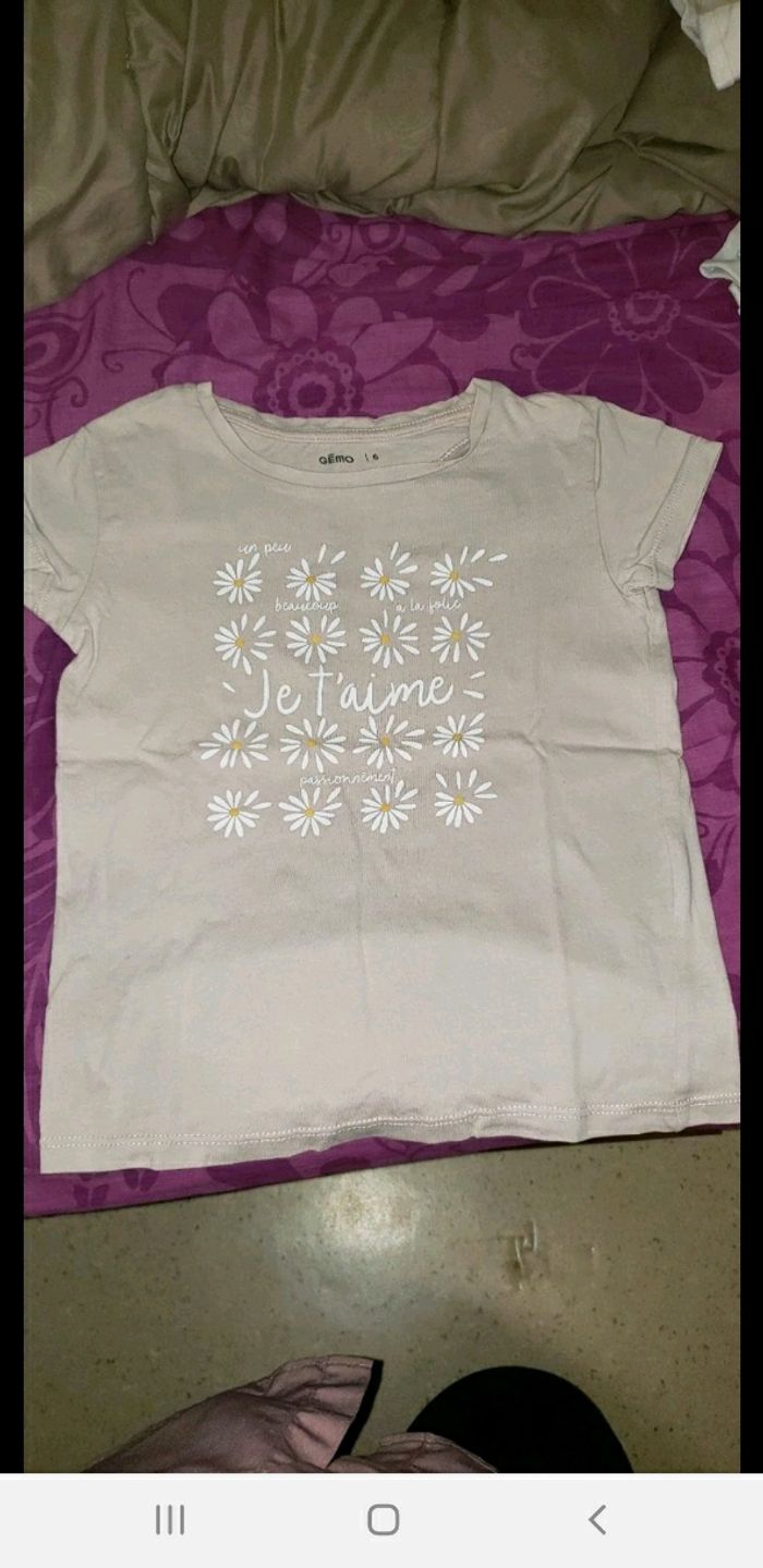 Lot 5 t-shirt 6 ans - photo numéro 7