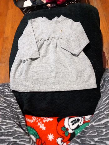 Robe tunique taille 9mois 71cm verbaudet