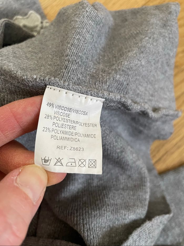 Pull femme gris taille M - photo numéro 4