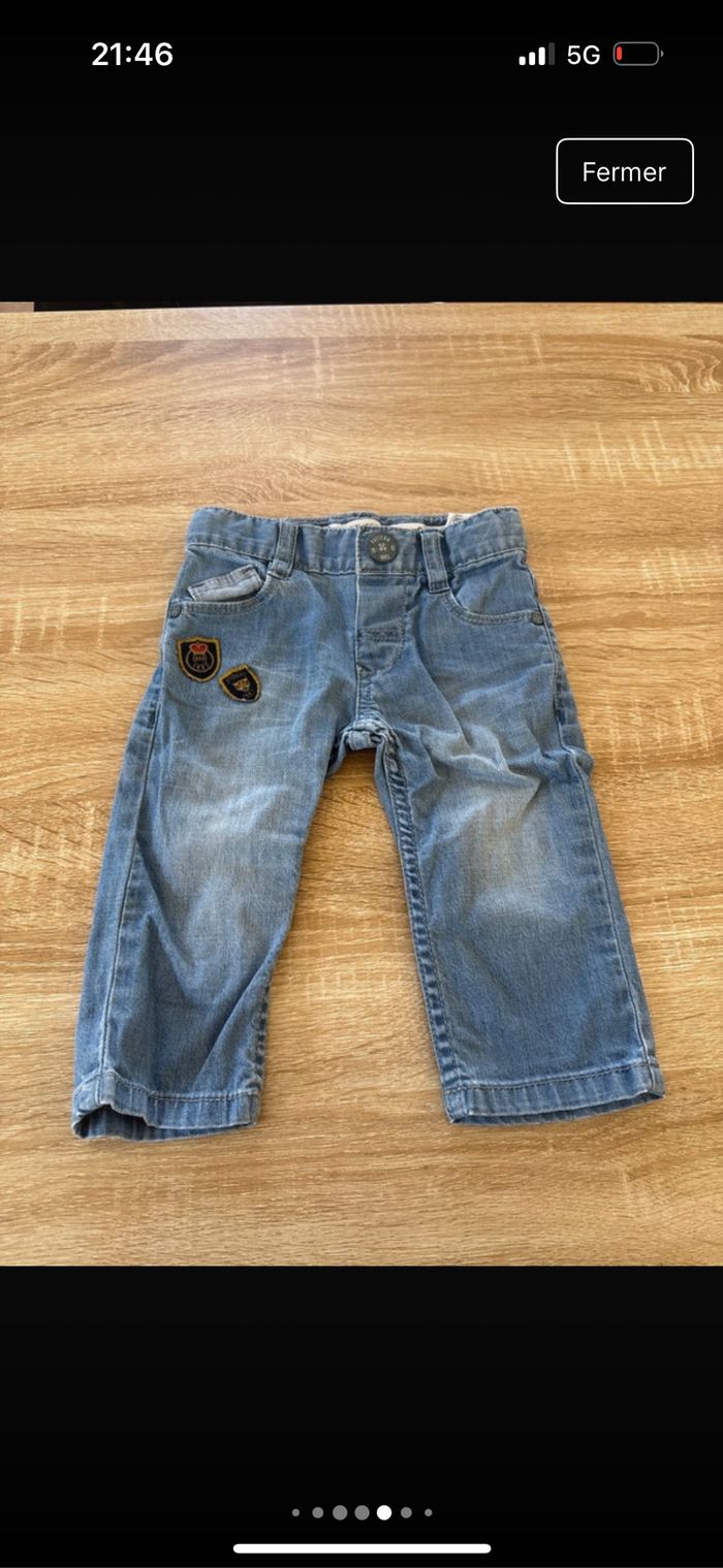 Lot de 2 jeans 6 mois très bon état 1 Orchestra 1 IKKS - photo numéro 5