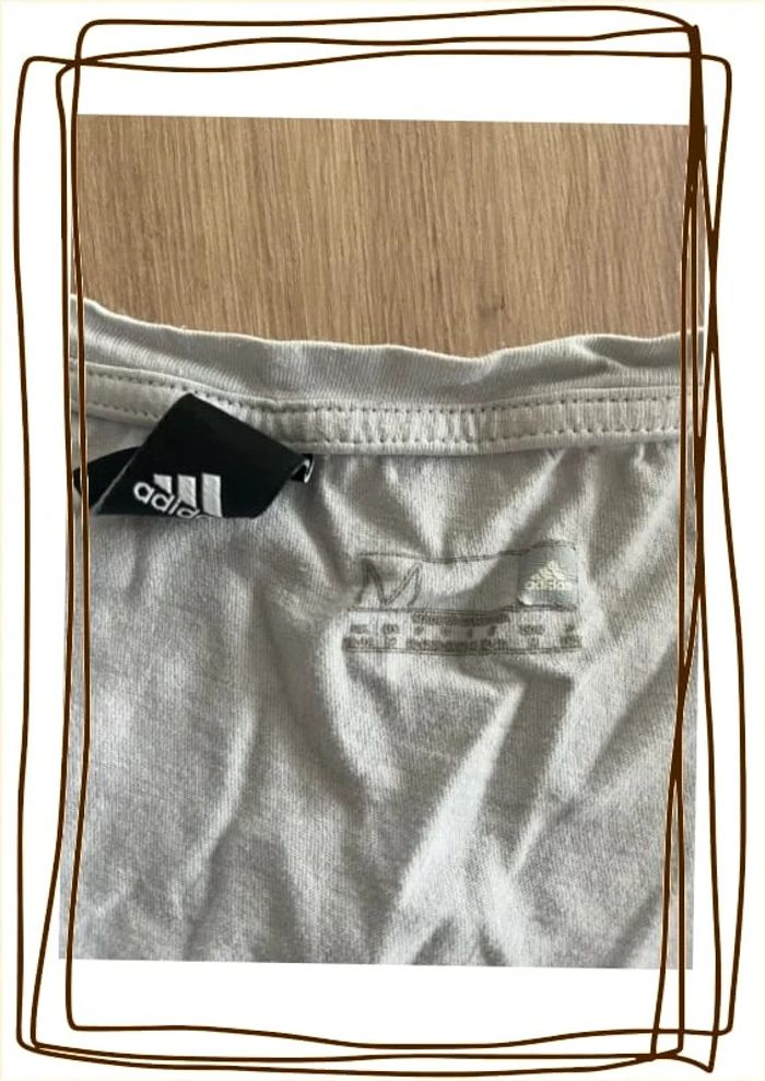 T-shirt sport noir et blanc - Adidas - Taille M - photo numéro 5
