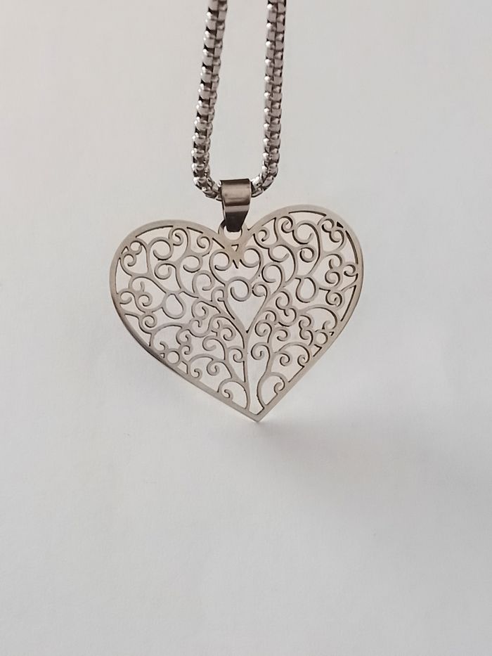 Chaîne + pendentif bohème - photo numéro 4