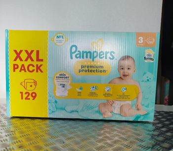Pampers Premium Protection T3 x129 6-10kgs