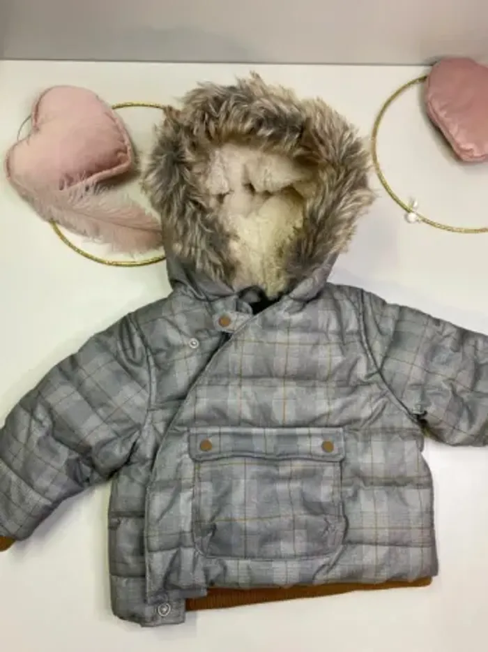 Doudoune bébé garçon - capuche - Obaïbi- Taille 6 mois - photo numéro 7