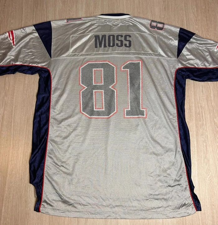 Maillot NFL Vintage Randy Moss #81 New England Patriots Reebok - Taille XXL - photo numéro 3