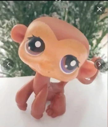 Figurine Littlest Pet Shop Singe aux yeux violet #56