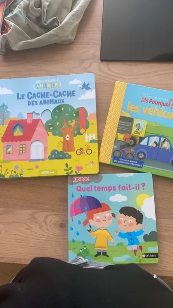 Lot de 3 livres pour enfant