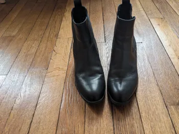 Bottines cuir