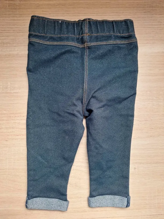 Leggings jeans - Kiabi - 9mois - 69-72cm - 9kg - photo numéro 2