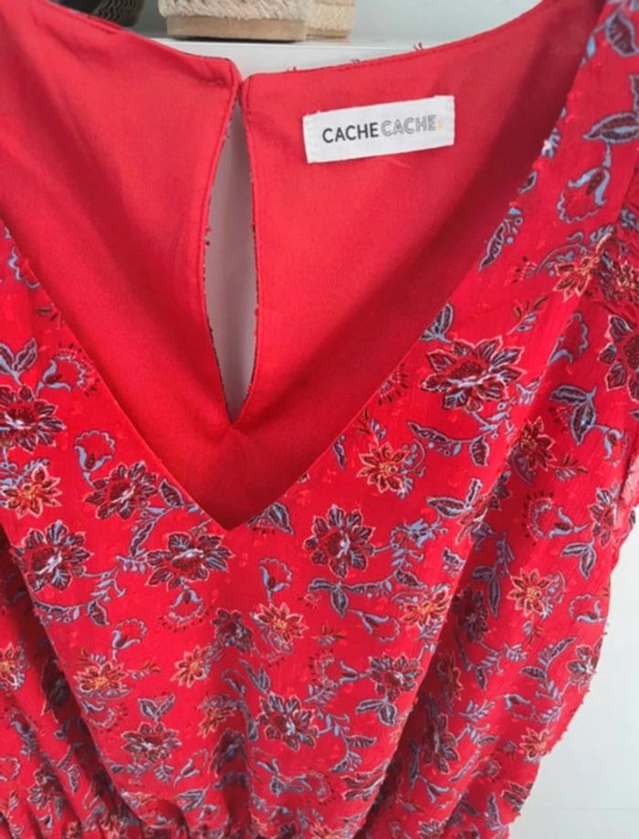 Robe rouge cache-cache - photo numéro 2