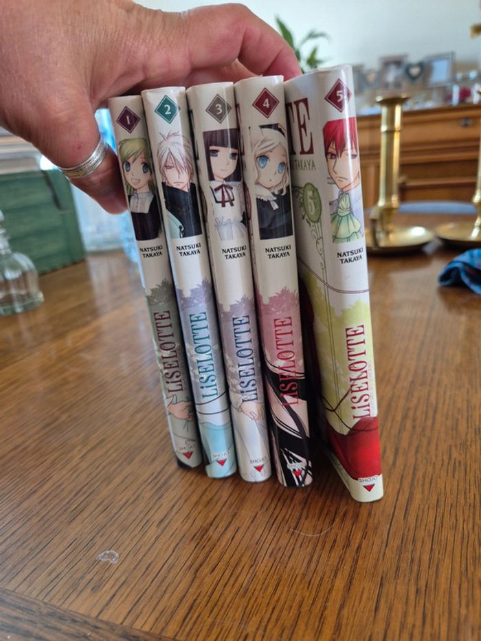 manga liselotte tome 1 à 5 - photo numéro 2