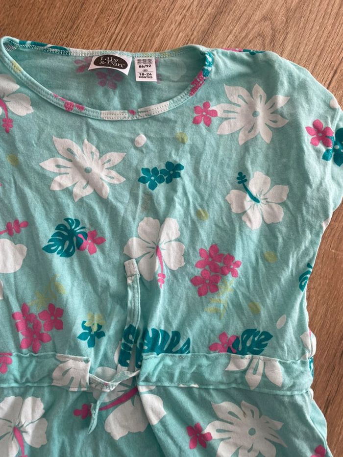Robe turquoise 18-24 mois - photo numéro 2