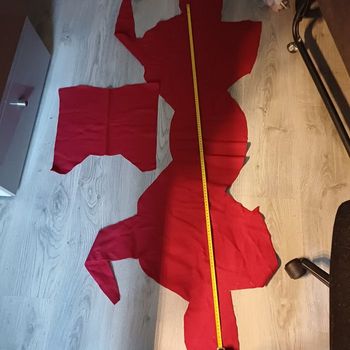 Chute tissu laine