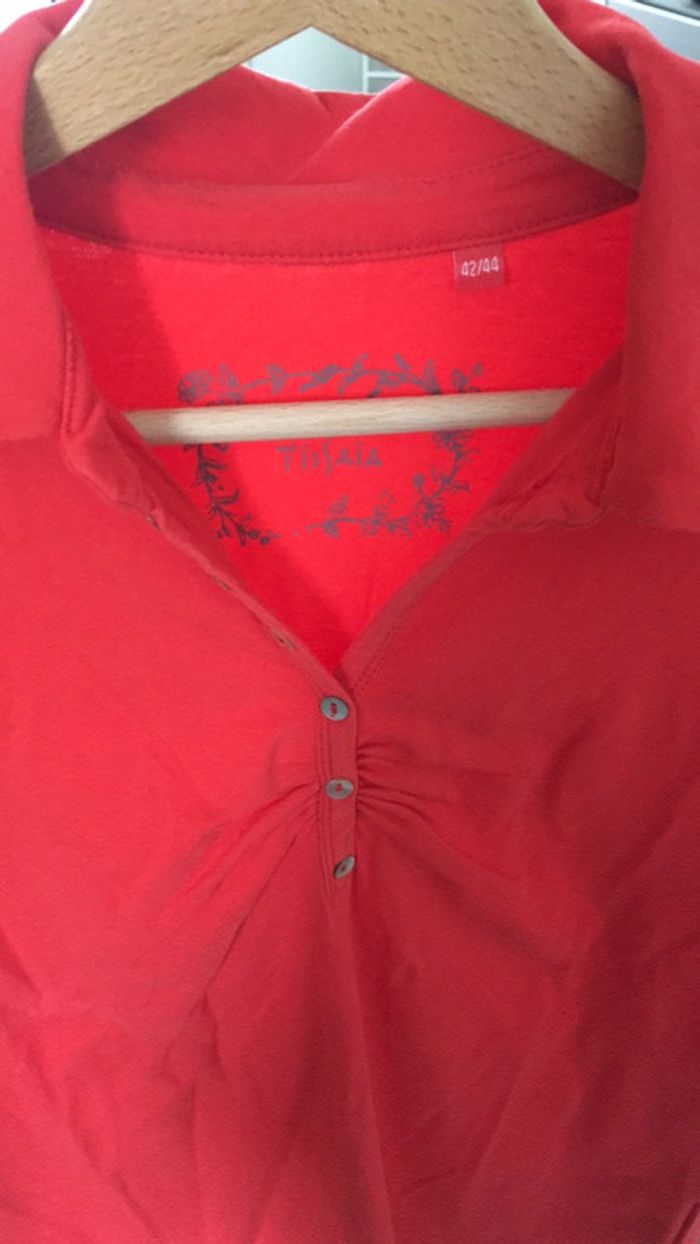 T shirt/ polo corail - photo numéro 2