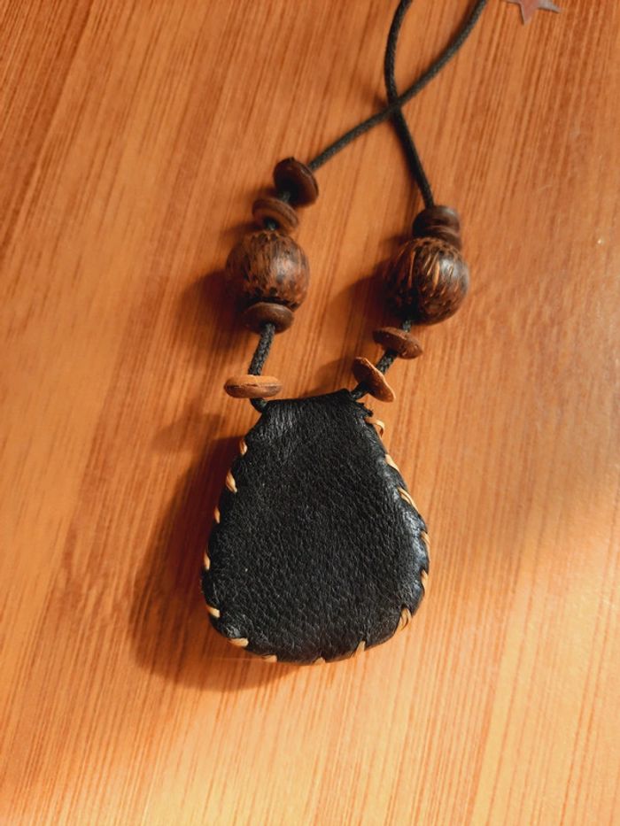 Collier coquillage bois - photo numéro 5