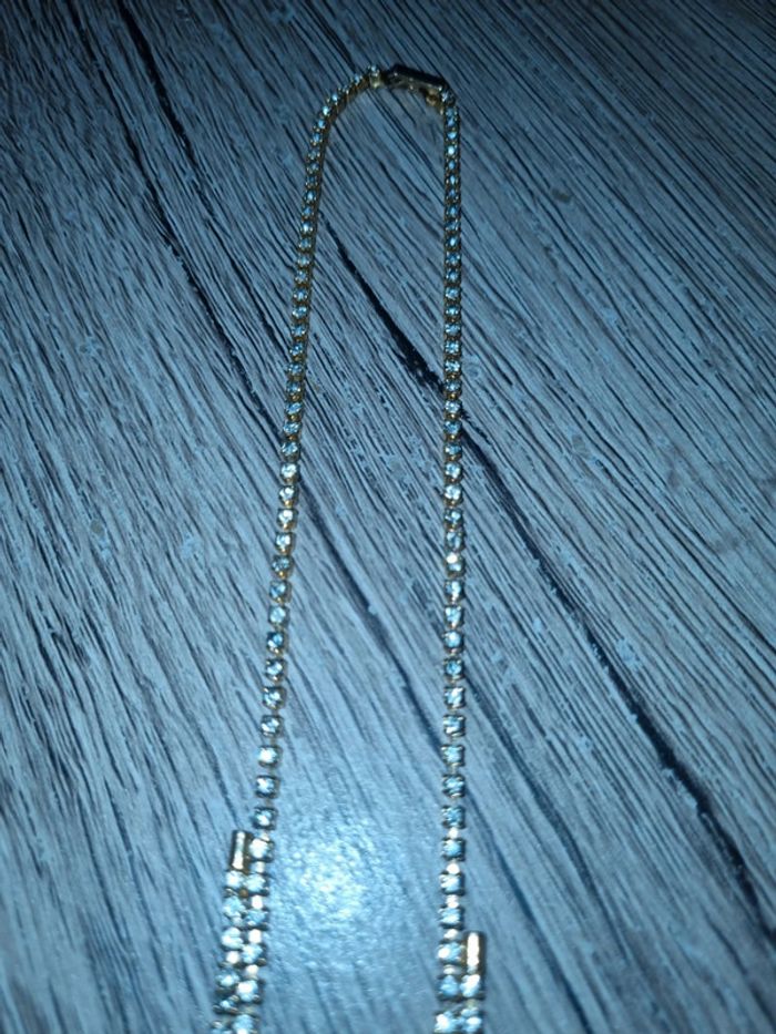 collier fantaisie de couleur or - photo numéro 4