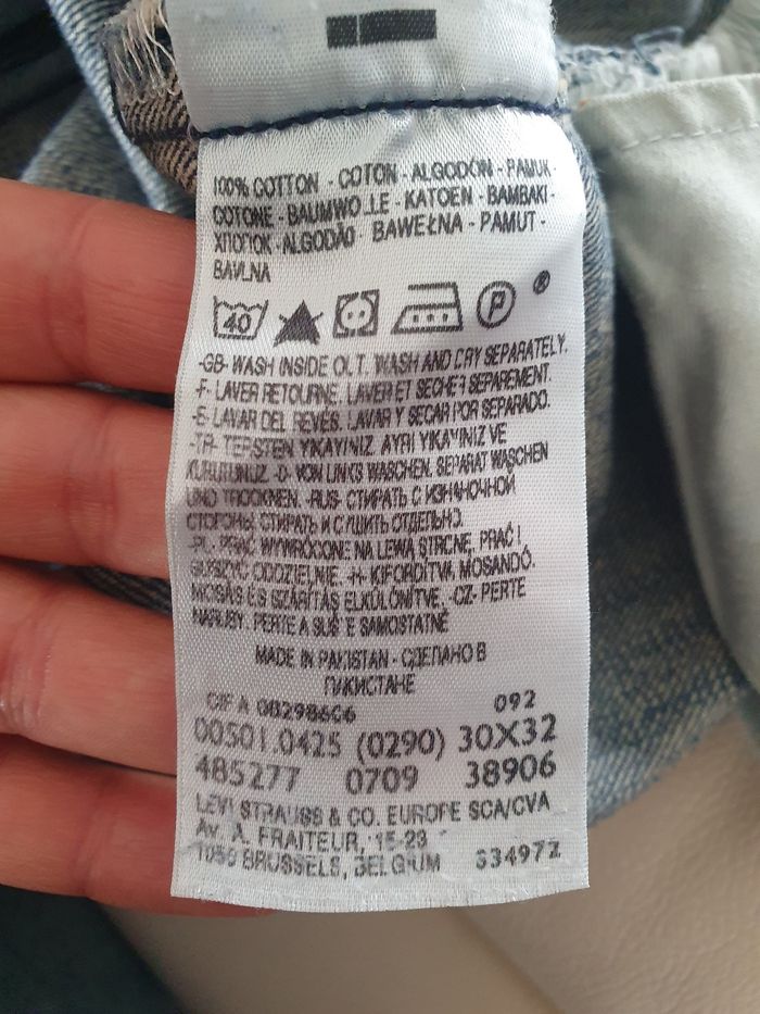 Jean Levi's 501 bleu W 30 L 32 - photo numéro 7