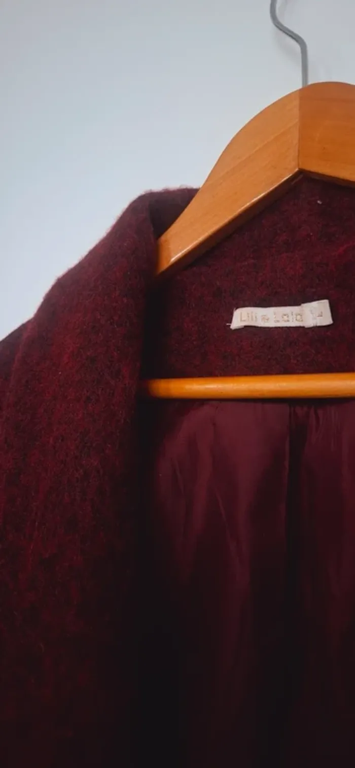 Manteau mi-long en laine Lili & Lala – bon état - photo numéro 5
