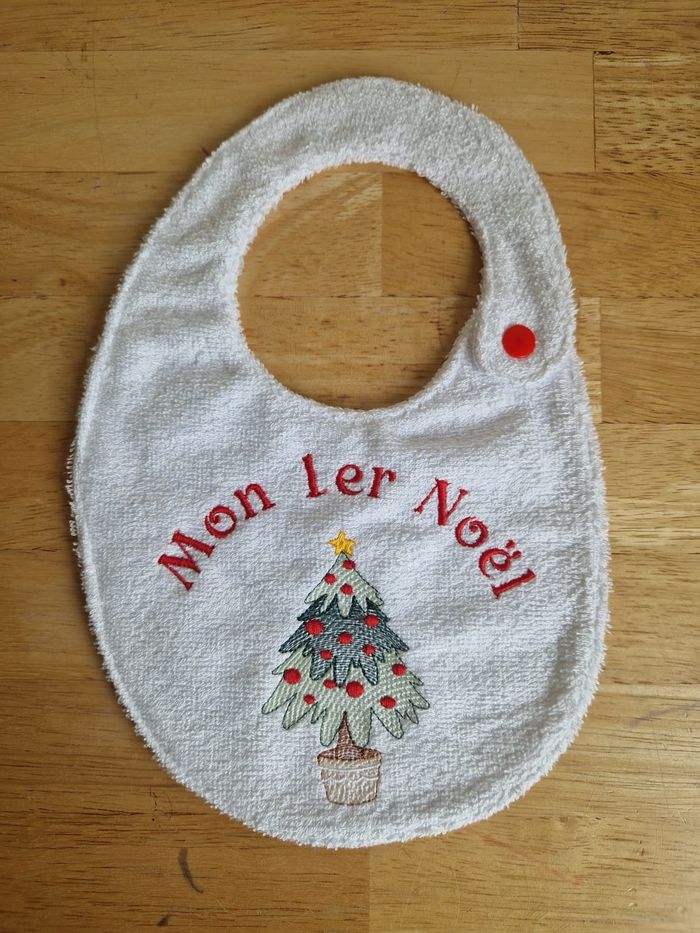 Joli bavoir mon 1er Noël