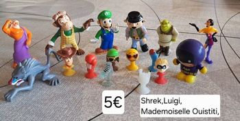 Figurines personnages de dessins animés