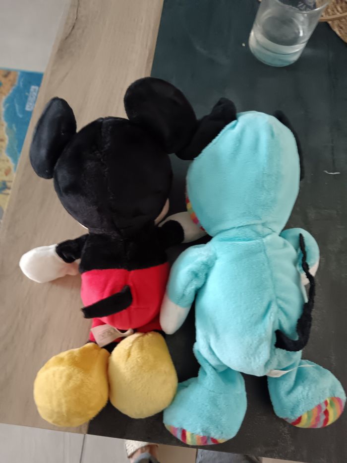 2 peluches mickey - photo numéro 2