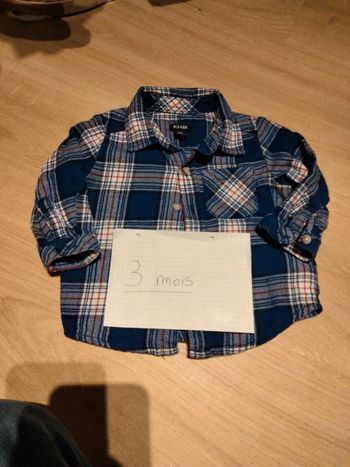 Chemise chaude 3 mois